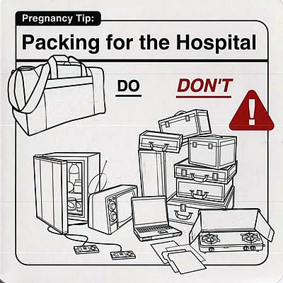 Instrucciones: \"Packing for the Hospital\"