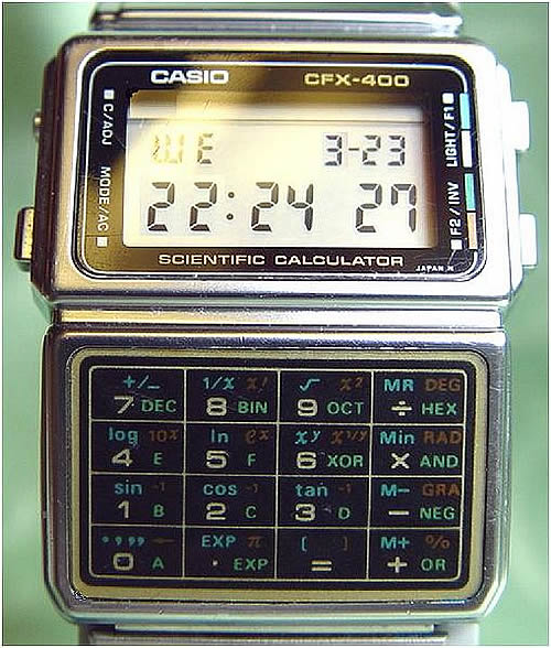 Reloj calculadora de Casio