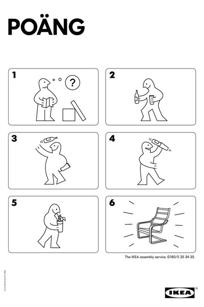 The IKEA assembly service for Pöang
